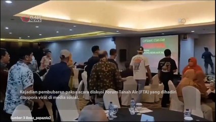 Kontroversi Video Viral Premanisme Warnai Pembubaran Diskusi Diaspora