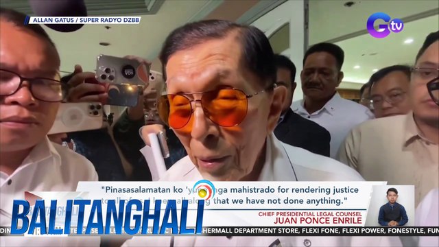 Juan Ponce Enrile, Atty. Gigi Reyes at Janet Lim-Napoles, acquitted sa kasong plunder kaugnay sa pork barrel scam | Balitanghali