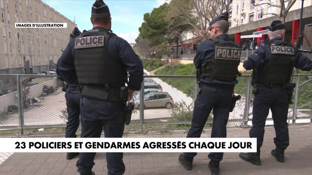 Violence contre les forces de l’ordre : 23 policiers et gendarmes agressés chaque jour