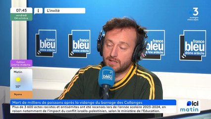 L'invité de FB Drôme Ardèche : Gaëtan Habauzit, directeur-adjoint de la fédération de pêche de l'Ardèche