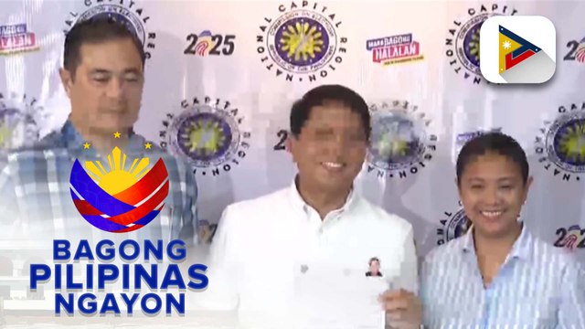 Ilang indibidwal, naghain ng kandidatura sa Comelec-NCR office