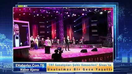 'TRT Sanatçıları Şehir Konserleri' Sivas'ta Unutulmaz Bir Gece Yaşattı