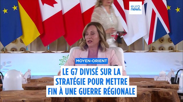 Le G7 divisé sur la stratégie pour stopper une guerre régionale au Moyen-Orient