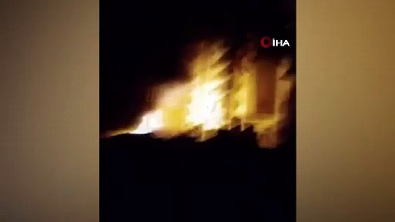 İsrail Nasrallah'ın halefine saldırdı! Görüntüler telefon kameralarına böyle yansıdı