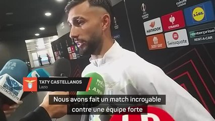 Lazio - Castellanos : "Nous avons fait un match incroyable contre une équipe forte"