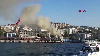 Bahçeşehir Üniversitesi inşaatında yangın: İşçiler dumandan etkilendi