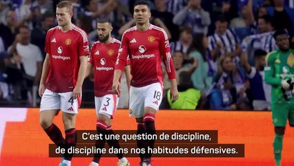 Man. United - Ten Hag : "Une question de discipline dans nos habitudes défensives"