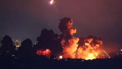 Israel lanza un potente bombardeo al sur de Beirut para matar al previsible sucesor de Nasralá