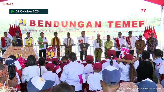 [FULL] Momen Jokowi Resmikan Bendungan Temef di Timor Tengah Selatan, NTT