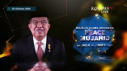 [FULL] Pidato Jusuf Kalla Terima Penghargaan dari MUI: Singgung Serangan Massal 'Pager' di Lebanon