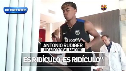 Rüdiger desvela interioridades del vestuario del Madrid y reconoce que "Lamine Yamal es aterrador"