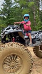 Kid is testing out an ASA Powersports $50,000 built Can-Am Outlander 1000!