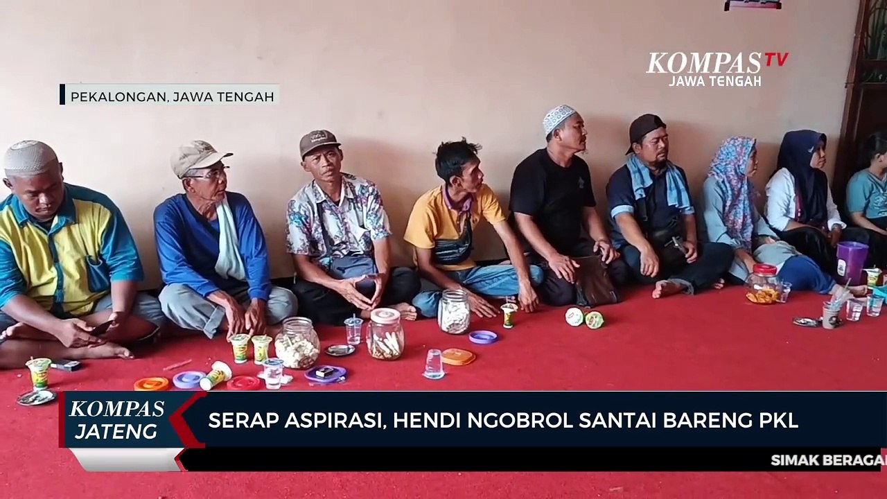 Serap Aspirasi, Hendi Ngobrol Santai Bareng PKL