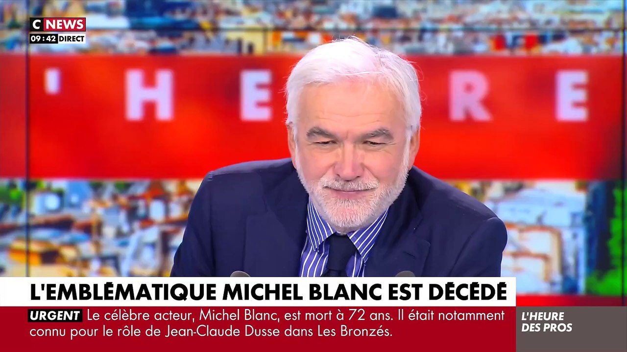 Mort de Michel Blanc: Regardez la réaction des Français à qui CNews a appris ce matin la disparition de l'acteur français emblématique des "Bronzés" - VIDEO