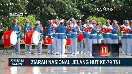 Berlangsung Khidmat, Ini Momen Ziarah Nasional Pahlawan Negara Jelang HUT ke-79 TNI