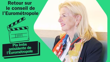 Retour sur le conseil de l’Eurométropole du 4 octobre 2024 avec Pia Imbs, présidente de l’Eurométropole