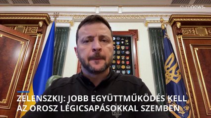 Zelenszkij: jobb együttműködésre van szükség a nyugati szövetségesekkel Ukrajna légi védelmében