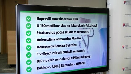 TK ministerky zdravotníctva Zuzany Dolinkovej
