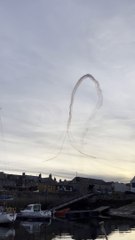 Red Arrows fly over Lossiemouth