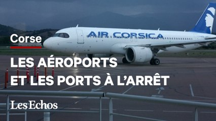 « On a passé la nuit à l’aéroport » : en Corse, une grève perturbe les trafics aériens et maritime
