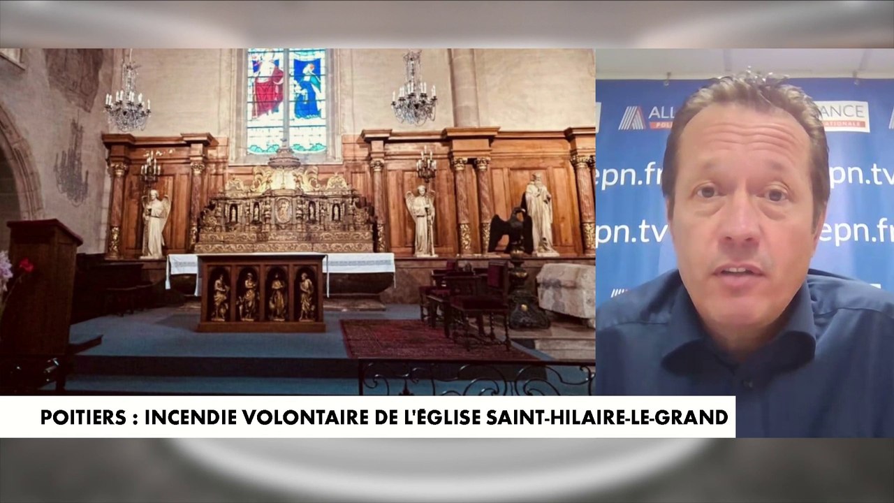 L’incendie volontaire de l’église Saint-Hilaire-le-Grand de Poitiers est «une atteinte au patrimoine et à l’Histoire» de la France