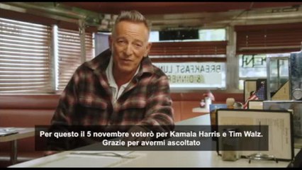 Bruce Springsteen: io voto Kamala Harris, Trump è pericoloso