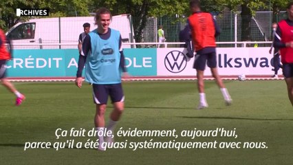 Bleus: "Une page qui se tourne" avec la retraite de Griezmann, dit Deschamps