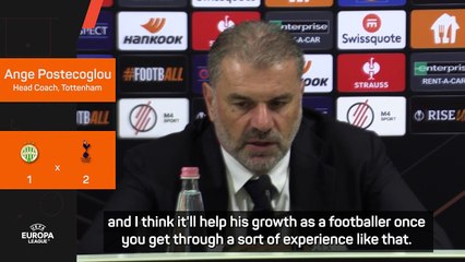 Postecoglou hails 'outstanding' 17-year-old Mikey Moore