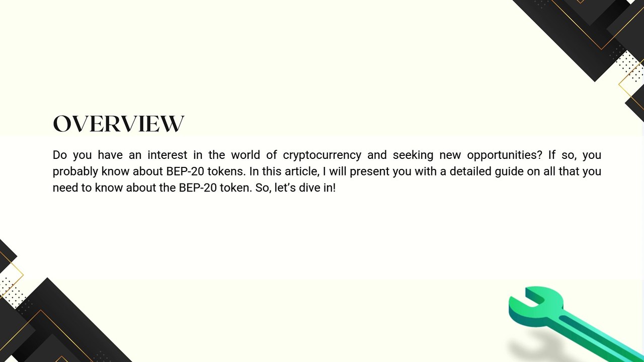 Everything You Need to Know About BEP-20 Tokens