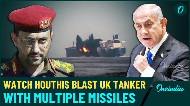 Houthis Missiles and Drones Blow Up British Tanker On Cam; ‘Cordelia Moon’ Attacked in Red Sea