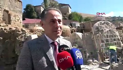 BİTLİS'te gün yüzüne çıkarılan vakıf eserleri restore ediliyor (VİDEO EKLENDİ)