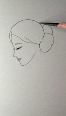 Easy Drawing method Draw Beautiful Girl