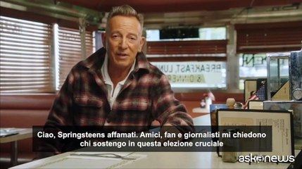Bruce Springsteen si schiera, con un video: «Ecco perché voto Kamala Harris»