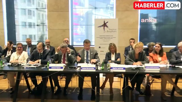 'Institut Du Bosphore' Toplantısında Konuşan İmamoğlu: Uluslararası Hukuk ve Adalet Mekanizmaları Her Topluma Eşit İşletilsin