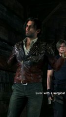 Luis Vows to Eradicate Ashley's Body Parasite! #residentevil4remake #gamestyphoon #shorts #Parasite