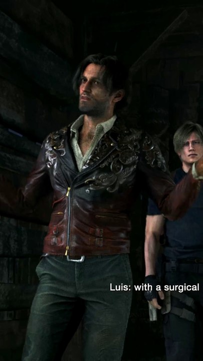 Luis Vows to Eradicate Ashley's Body Parasite! #residentevil4remake #gamestyphoon #shorts #Parasite