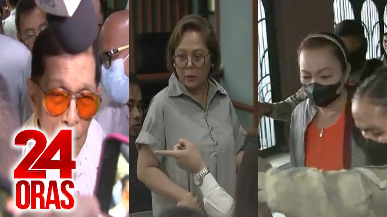 Enrile, Napoles, at Reyes, pinawalang-sala ng Sandiganbayan sa plunder; may graft cases pa | 24 Oras