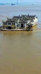 House inthe middle of water