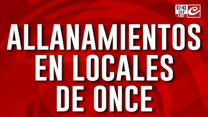 Más de 500 policías llevan adelante allanamientos en el barrio porteño de Once