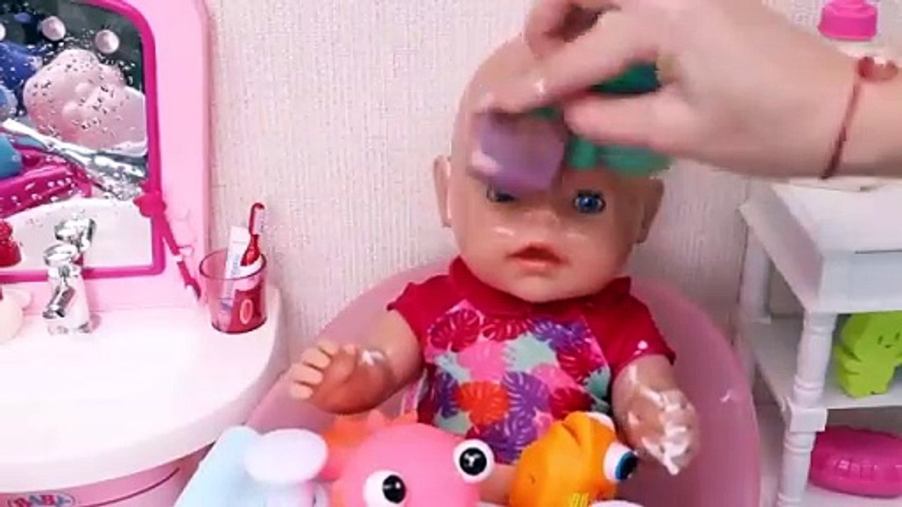 Baby born twins !play dolls
