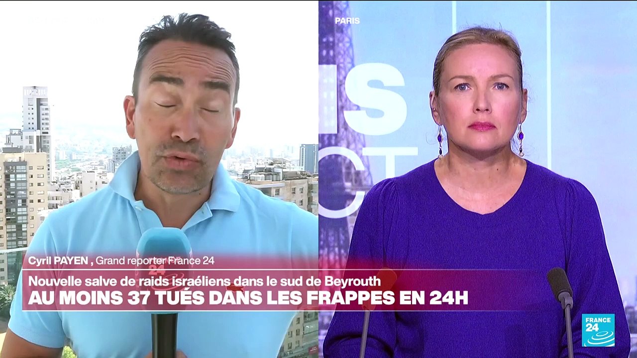 Liban : nouvelle salve de raids israéliens dans le sud de Beyrouth