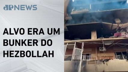 Israel bombardeia área próxima ao aeroporto de Beirute, no Líbano