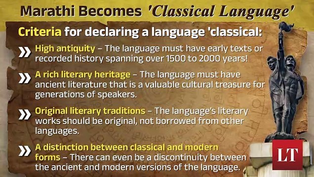 Title- What Happens After Marathi Becomes Classical Language- Benefits Explained-