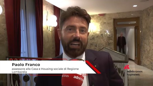 Casa, Franco (Regione Lombardia): Piano Missione Lombardia al 75%