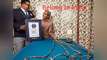Longest fingernails in the world | shridhar chilal fingers nails | لمبے ناخن والا انسان | shridhar
