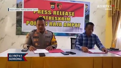 Polres Raja Ampat Ungkap Pembakaran Kantor Distrik Waigeo Utara