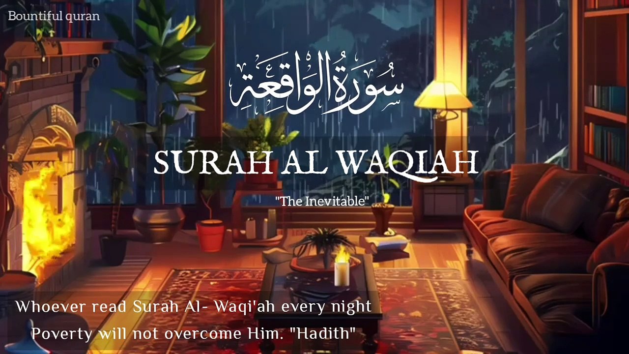 Surah Al-Waqiah سورة الواقعة by Omar Hisham | Cure Yourself with QURAN