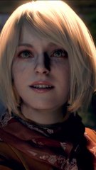 Ashley tried to Kill Leon and herself #residentevil4remake #gamestyphoon #shorts #Ashley #Leon