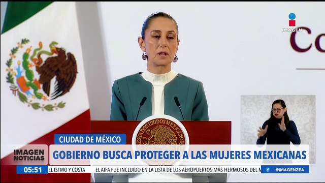 Claudia Sheinbaum presenta cinco reformas en apoyo y protección a las mujeres