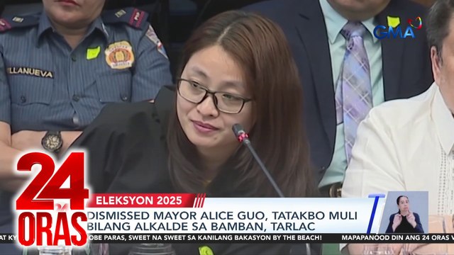 Dismissed Mayor Alice Guo, tatakbo muli bilang alkalde sa Bamban, Tarlac | 24 Oras